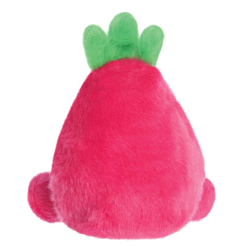 Back view of Palm Pals Rhys Dragon Fruit plush toy