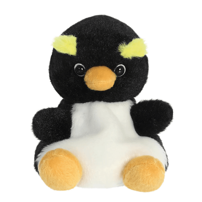 Palm Pals Rocco Rockhopper Penguin 13cm soft toy front view
