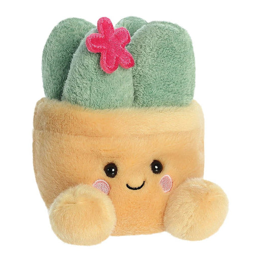 Angled view of Palm Pals Seyla Succulent plush toy by Aurora
