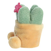 Side view of Palm Pals Seyla Succulent plush toy showing plant detail