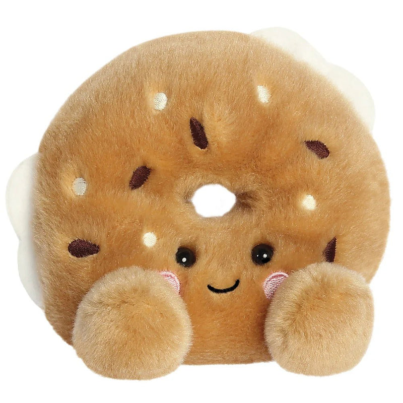 Palm Pals Soft Toy - Tony Everything Bagel - Something Different Gift Shop