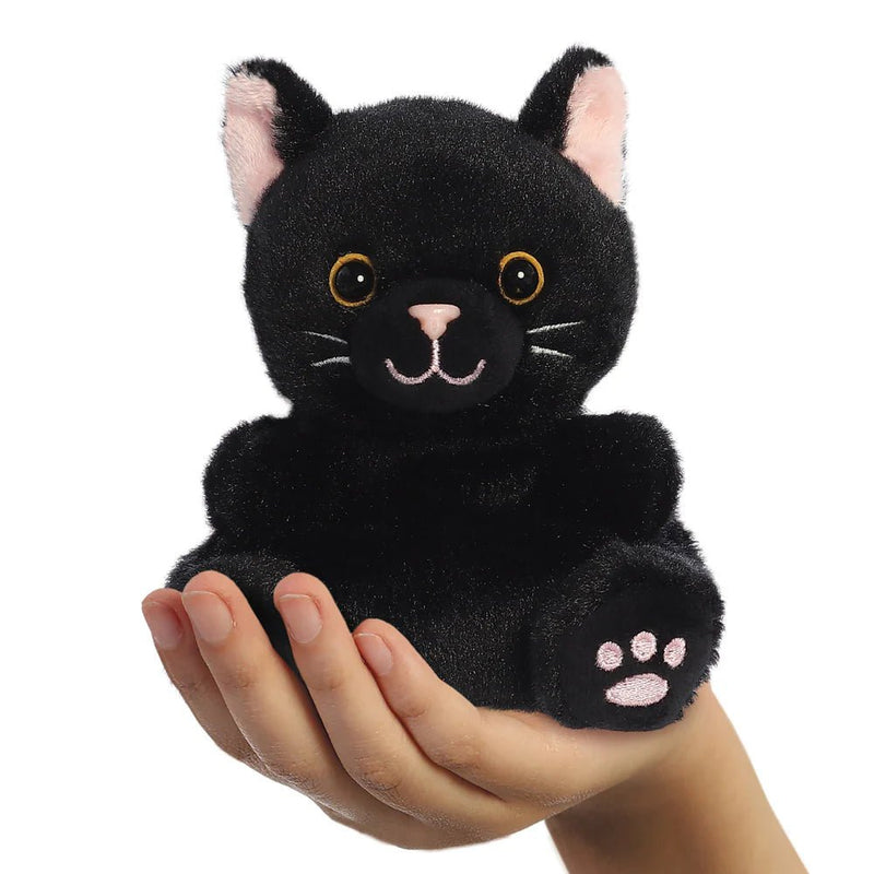 Palm Pals Twilight Black Cat Soft Toy – Cat Plushie - Something Different Gift Shop