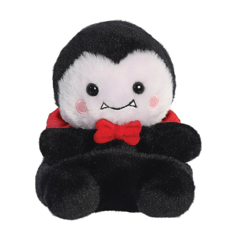 Front view of Palm Pals Viktor Vampire Soft Toy
