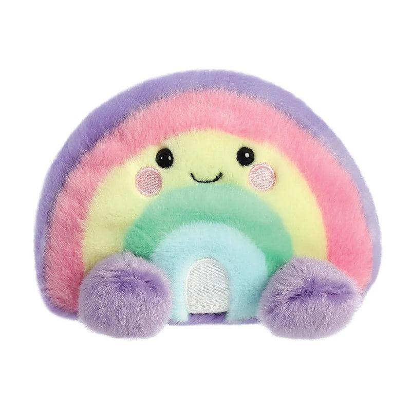 Palm Pals Vivi Rainbow Soft Toy – Rainbow Plushie - Something Different Gift Shop