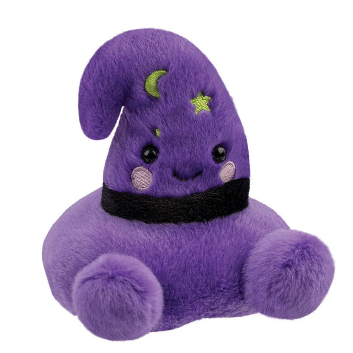 Palm Pals Willow Witches Hat purple plush toy with cute smiling face

