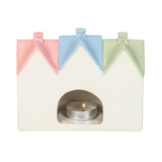 Pastel House Incense Cone Burner and Tealight Holder - Something Different Gift Shop