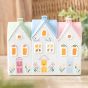 Pastel House Incense Cone Burner and Tealight Holder - Something Different Gift Shop