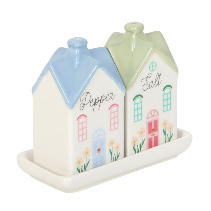Pastel House Salt and Pepper Shakers - Something Different Gift Shop