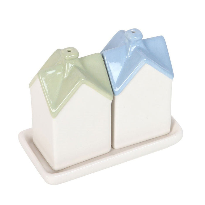Pastel House Salt and Pepper Shakers - Something Different Gift Shop