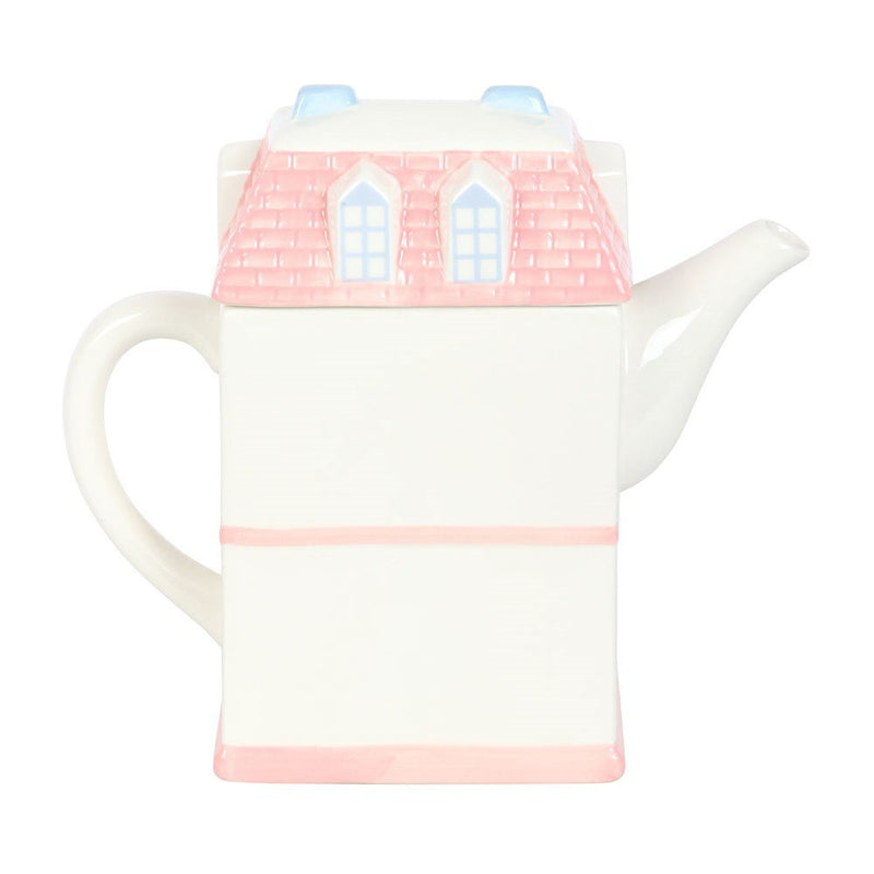 Pastel House Shaped Teapot - Something Different Gift Shop