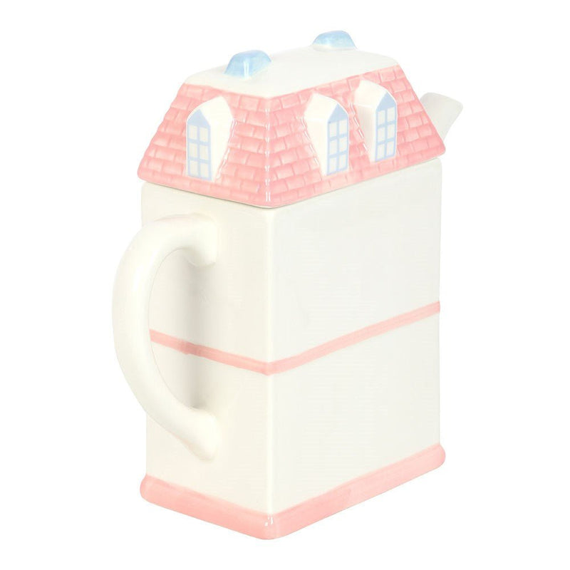 Pastel House Shaped Teapot - Something Different Gift Shop