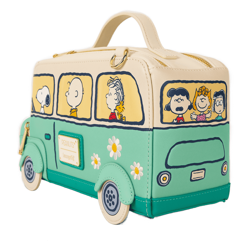 Peanuts Gang Road Trip Bus Light Up Figural Crossbody Bag - Something Different Gift Shop