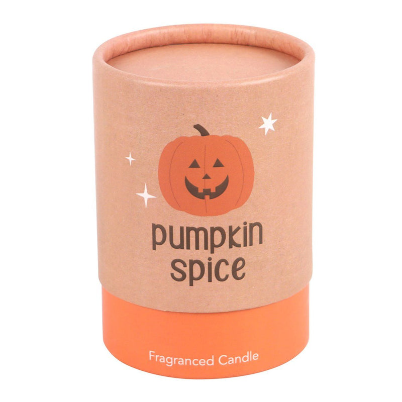 Peekaboo Pumpkin Spice Glass Candle - Something Different Gift Shop