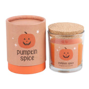 Peekaboo Pumpkin Spice Glass Candle - Something Different Gift Shop