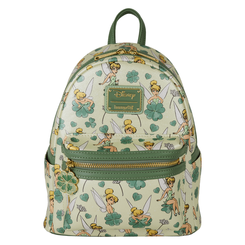 Peter Pan Tinker Bell Clover All - Over Print Mini Backpack - Something Different Gift Shop