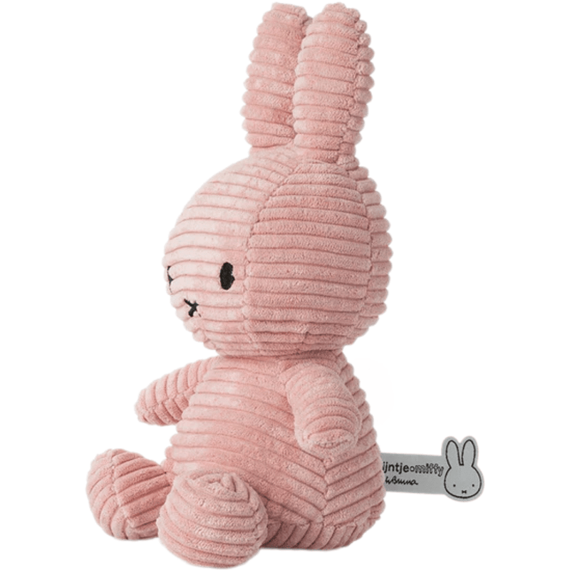 Pink Corduroy Miffy Plush by Bon Ton Toys - Something Different Gift Shop