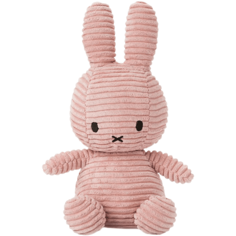 Pink Corduroy Miffy Plush by Bon Ton Toys - Something Different Gift Shop