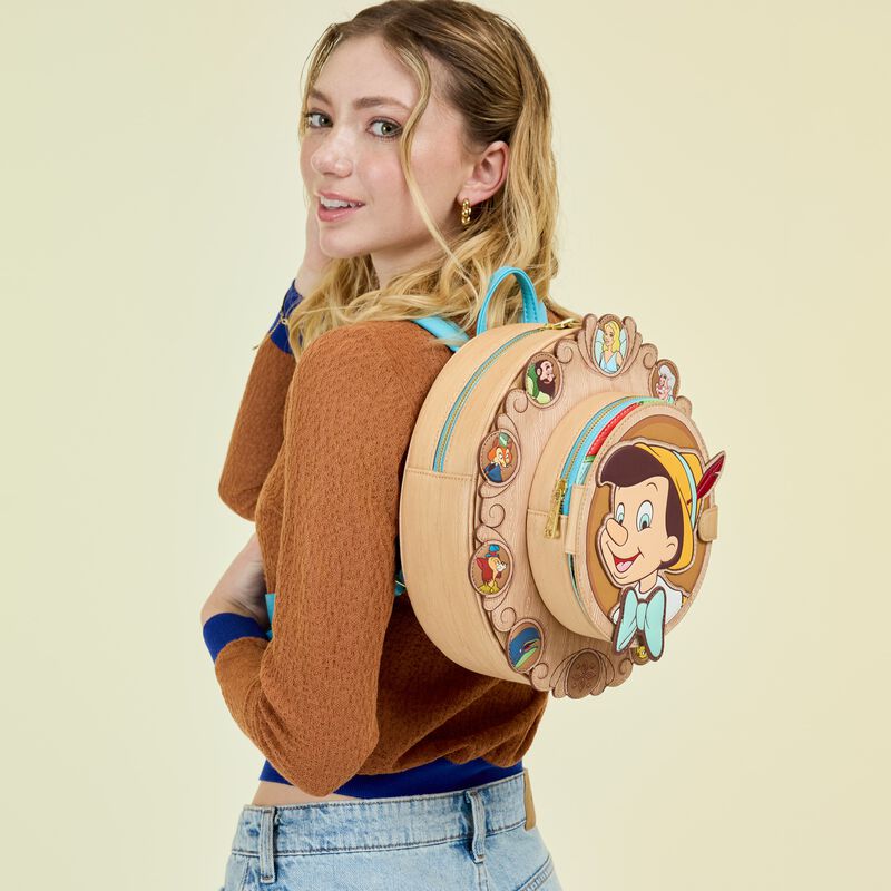 Pinocchio Cameo Mini Backpack - Something Different Gift Shop