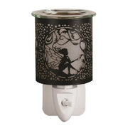 Plug - In Satin Black Fairy Wax Melt Burner - Something Different Gift Shop