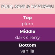 Plum Rose & Patchouli Segment Wax Melt - Something Different Gift Shop