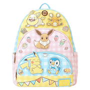 Pokémon Café Triple Pocket Mini Backpack - Something Different Gift Shop