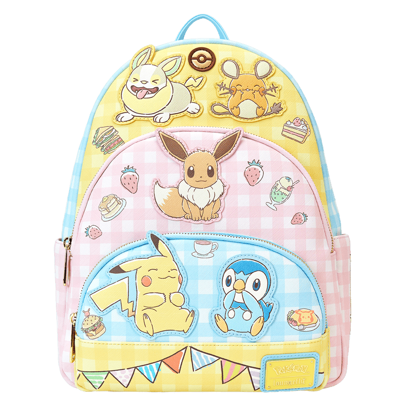 Pokémon Café Triple Pocket Mini Backpack - Something Different Gift Shop