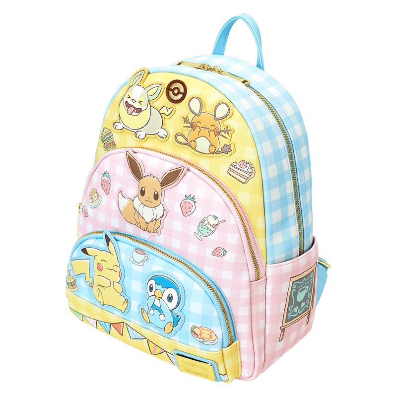 Pokémon Café Triple Pocket Mini Backpack - Something Different Gift Shop