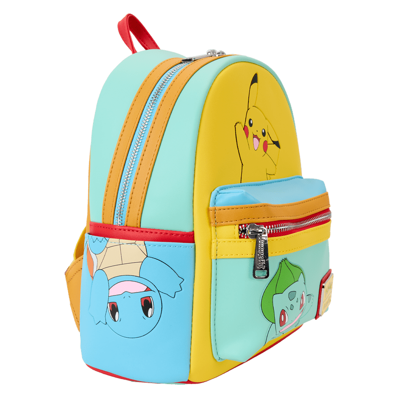 Pokémon Color Block Starters Mini Backpack - Something Different Gift Shop