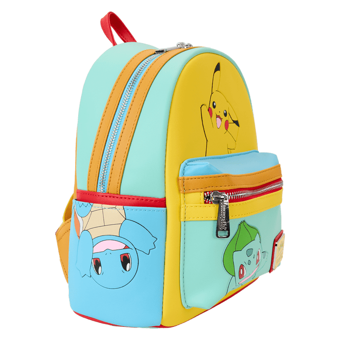 Pokémon Color Block Starters Mini Backpack - Something Different Gift Shop