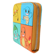 Pokémon Color Block Starters Zip Around Wallet - Something Different Gift Shop