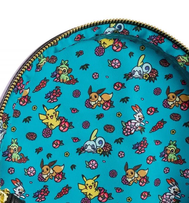 Pokemon Embroidered Wagara Mini Backpack - Something Different Gift Shop