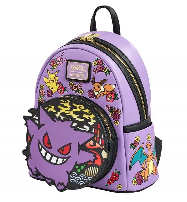 Pokemon Embroidered Wagara Mini Backpack - Something Different Gift Shop
