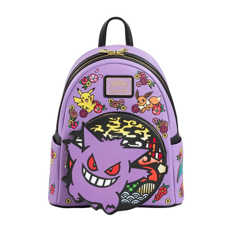 Pokemon Embroidered Wagara Mini Backpack - Something Different Gift Shop