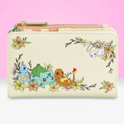 Pokemon Kanto Starters Floral Wallet - Something Different Gift Shop