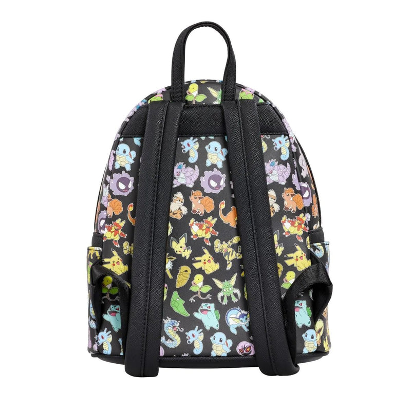 Pokemon Multi Character All Over Print Mini Backpack - Something Different Gift Shop
