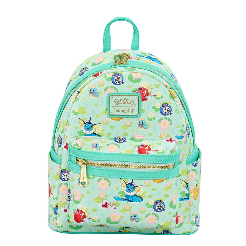 Pokemon Water Type All Over Print Mini Backpack - Something Different Gift Shop