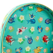 Pokemon Water Type All Over Print Mini Backpack - Something Different Gift Shop