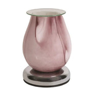 Purple Swirl Oval Touch Wax Melt Burner - Something Different Gift Shop