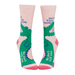 Quiet Time Socks We Don’t Talk Now women’s crew socks front view