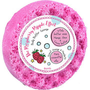 Raspberry Ripple Body Buffer – Soap Inside Loofah Sponge - Something Different Gift Shop