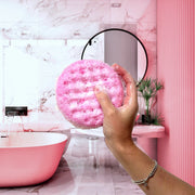 Raspberry Ripple Body Buffer – Soap Inside Loofah Sponge - Something Different Gift Shop