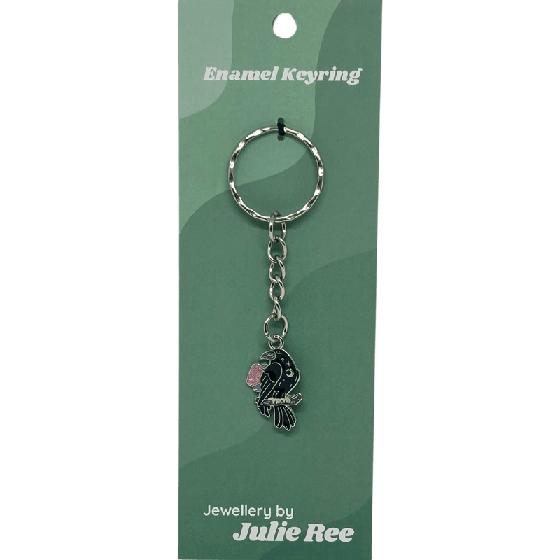 Raven & Rose Keyring – Jewellery By Julie Ree - Something Different Gift Shop