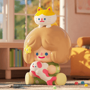 Surprise RiCO’s Care Time figure cuddling cat and fish plush
