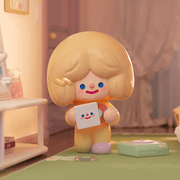 RiCO’s Mood Time figure spinning vinyl on a cute turntable
