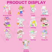 Rolife blind box lineup with 12 designs and hidden Bouquet.