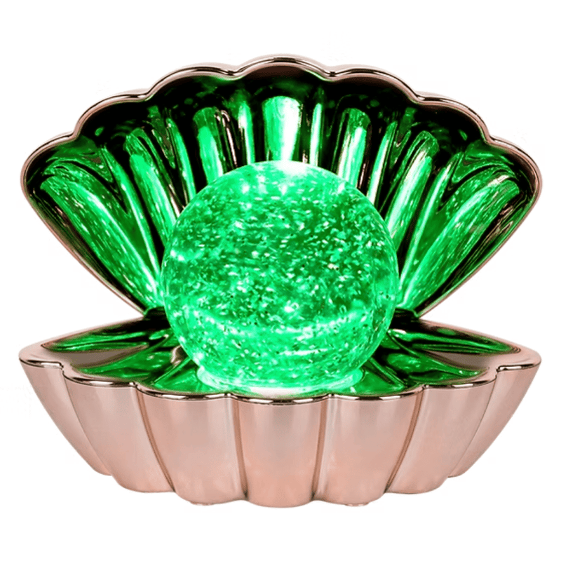 Rose Gold LED Colour Changing Clam Mood Light - Something Different Gift Shop