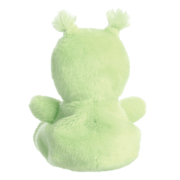 Back view of Palm Pals Ross Alien pale green plush soft toy