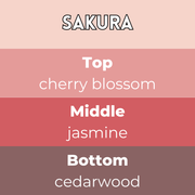 Sakura Segment Wax Melt - Something Different Gift Shop