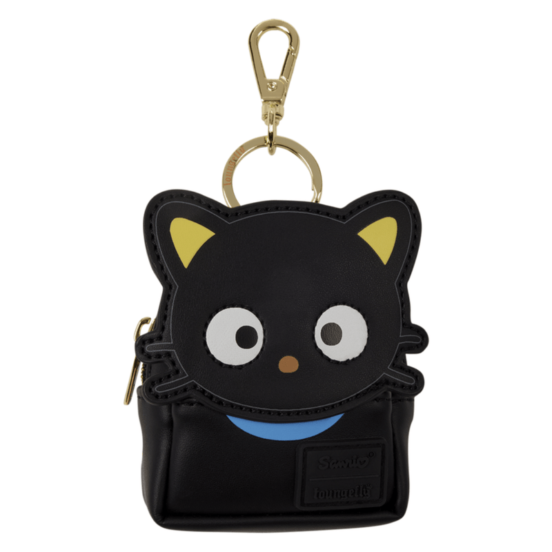 Black Chococat Loungefly Sanrio mini backpack keychain charm