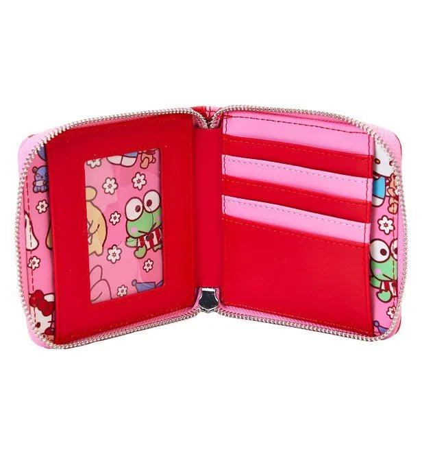Sanrio Hello Kitty And Friends Colour Block Zip Around Wallet - Something Different Gift Shop